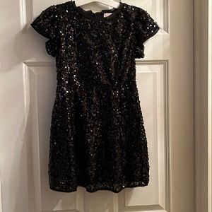 Black sequin dress